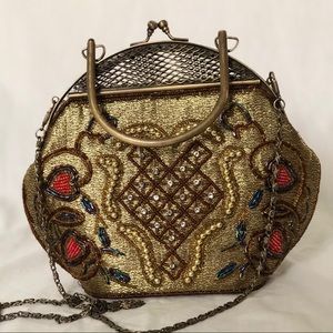 Beaded Kiss Lock purse
